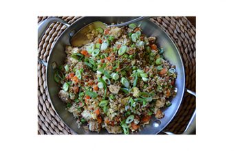 Chicken Fried Cauliflower ‘Rice’