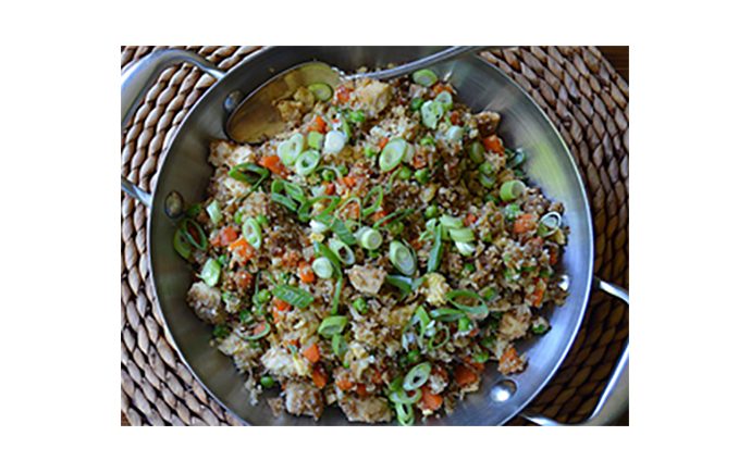 Chicken Fried Cauliflower ‘Rice’