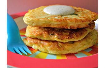 Cauliflower Fritters with Dill Dipping Sauce