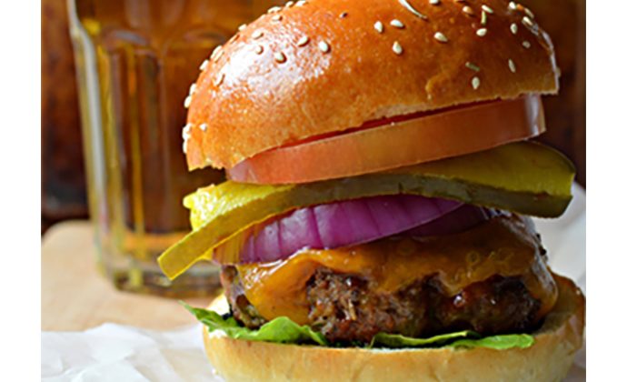 Cheesy Beer Burgers