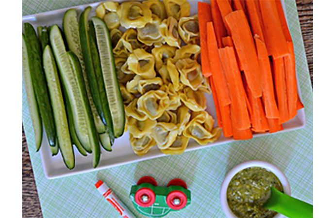 Irish Flag Pasta Veggie Dinner - SavvyMom