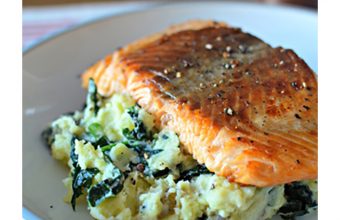 Maple-Whiskey Glazed Salmon