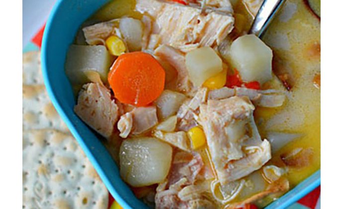 Easy Chicken and Corn Chowder