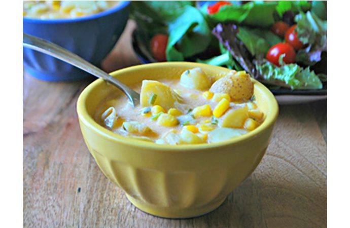 Gluten-Free Cheesy Corn Chowder