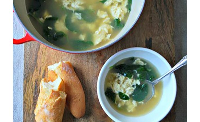 Stracciatella Soup