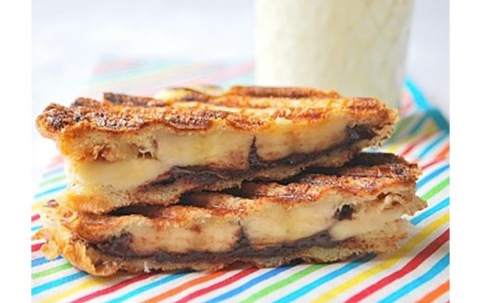 Chocolate and Banana Panini