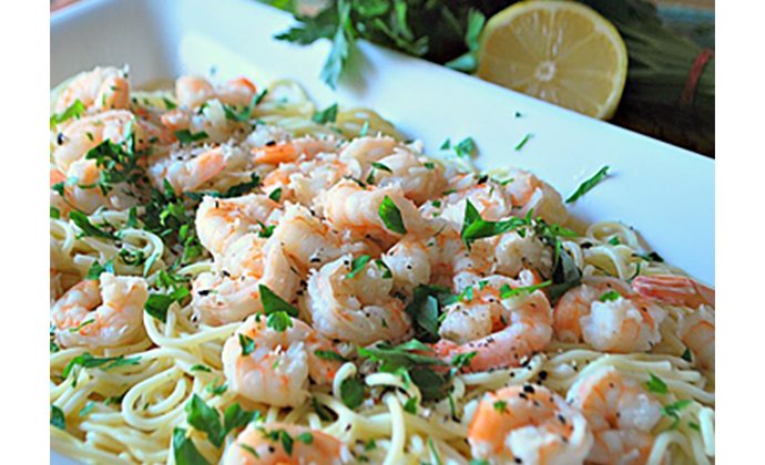 Spaghetti with Shrimp Scampi