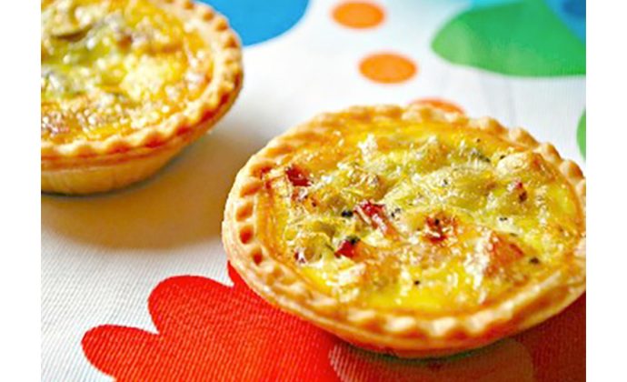 Bacon and Leek Mini Quiche