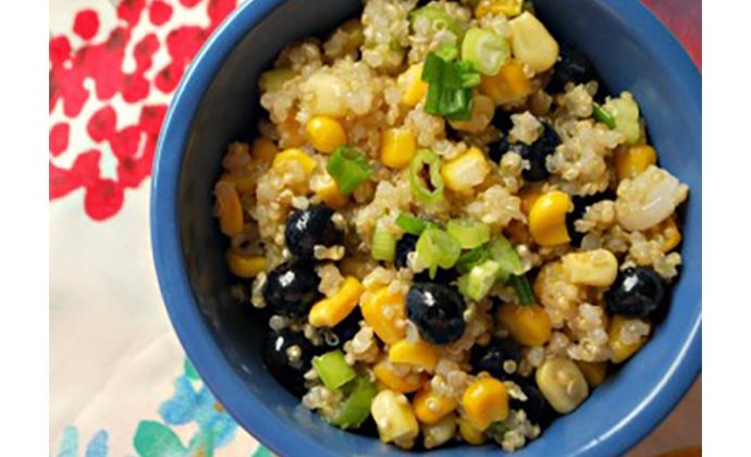 Blueberry, Corn and Quinoa Salad
