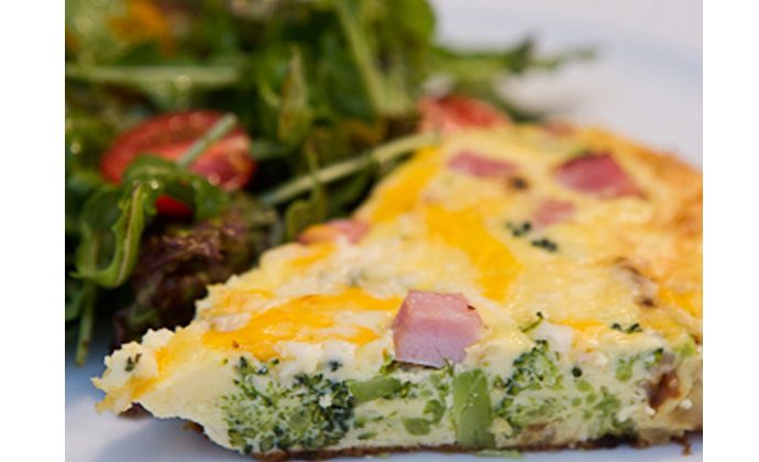 Frittata with Ham, Broccoli & Potato