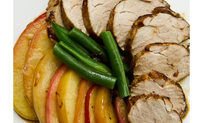 Pork Tenderloin with Sauteed Apples Recipe - SavvyMom