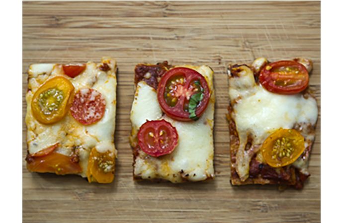Grilled Cherry Tomato Pizza