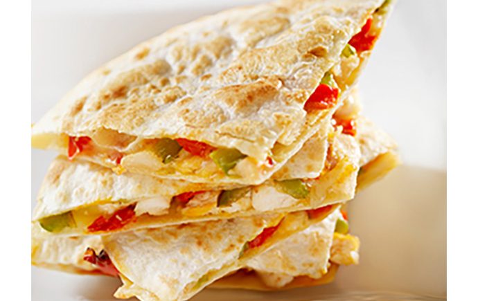 Chicken and Cheese Quesadilla