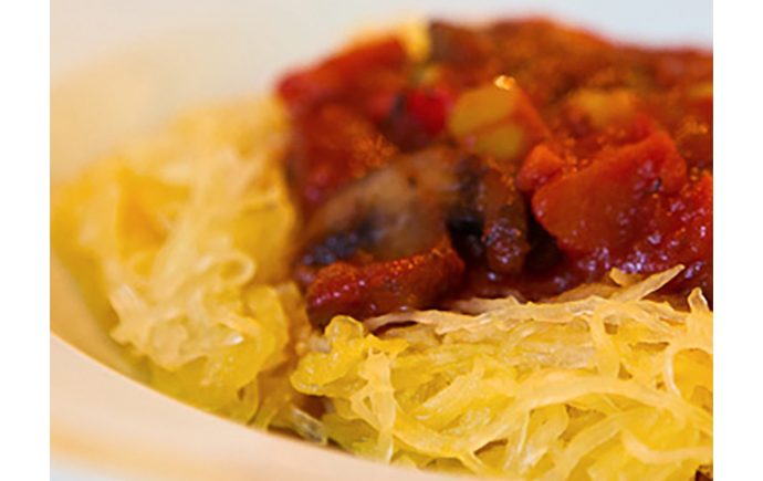 Spaghetti Squash with Chunky Tomato Sauce