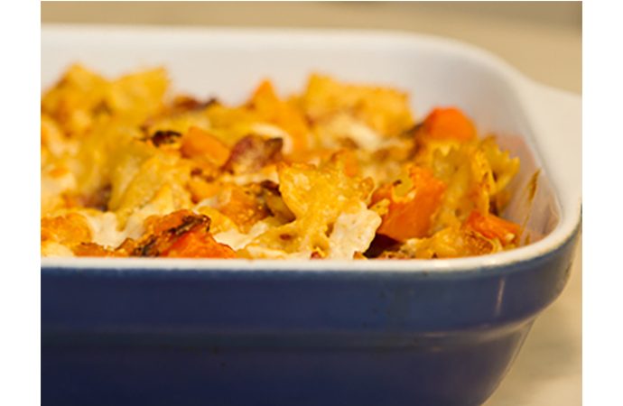 Squash & Pancetta Baked Pasta