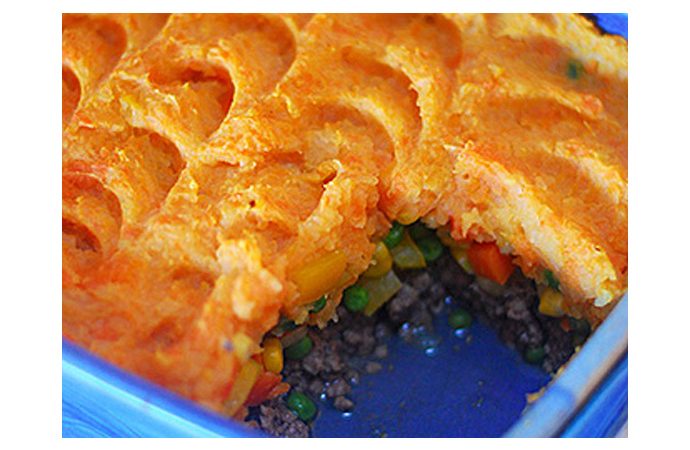 Sweet Potato & Turkey Pie