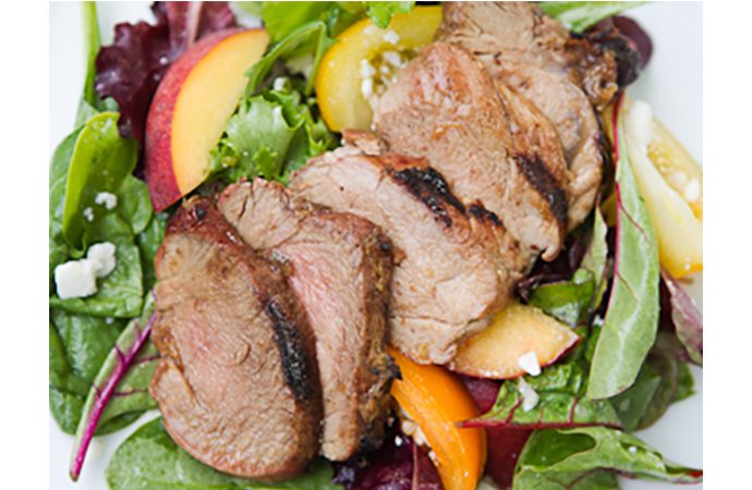 Pork Tenderloin in Peach Marinade