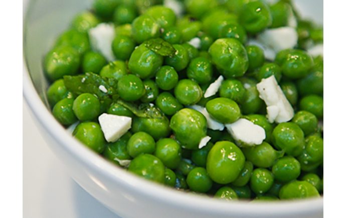 Fresh Pea and Mint Salad
