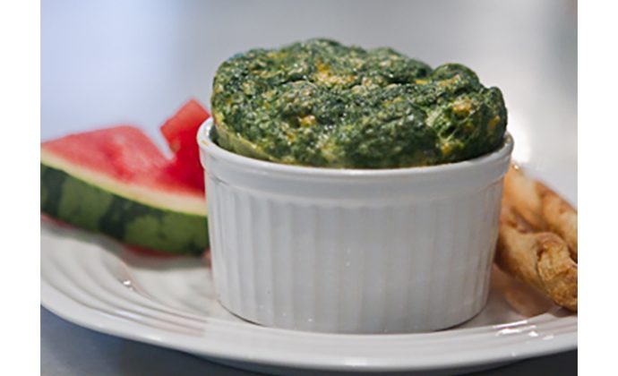 Mini Spinach Soufflé
