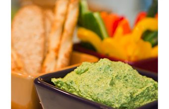 Low Fat Spinach Hummus