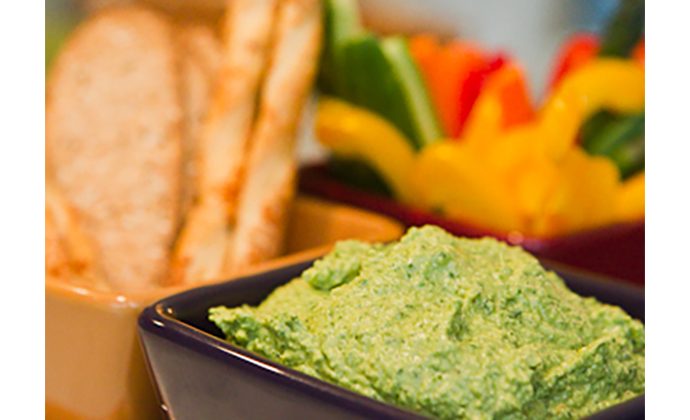Low Fat Spinach Hummus