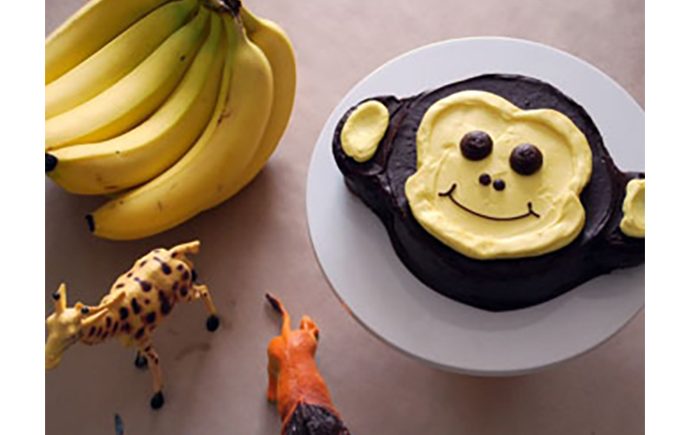 Whipped Banana Monkey Cake