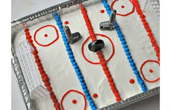 Ice Rink Birthday Cake