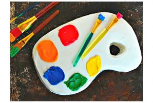 Artist’s Palette Birthday Cake