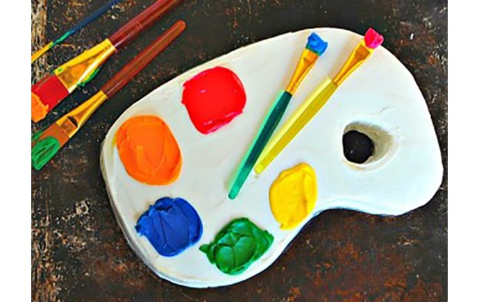 Artist’s Palette Birthday Cake
