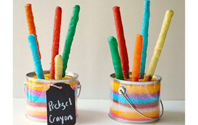 Pretzel Crayons