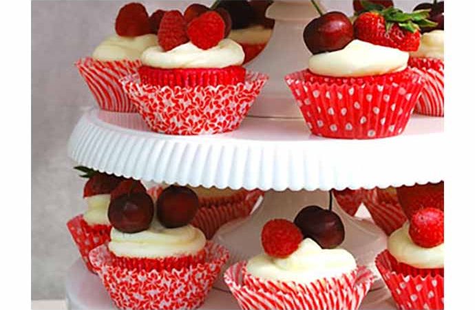 Red & White Cupcakes