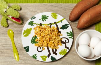Cheesy Egg and Sweet Potato Omelette Recipe - SavvyMom