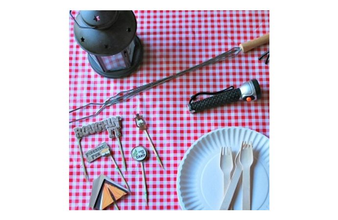 Campout Table Decor