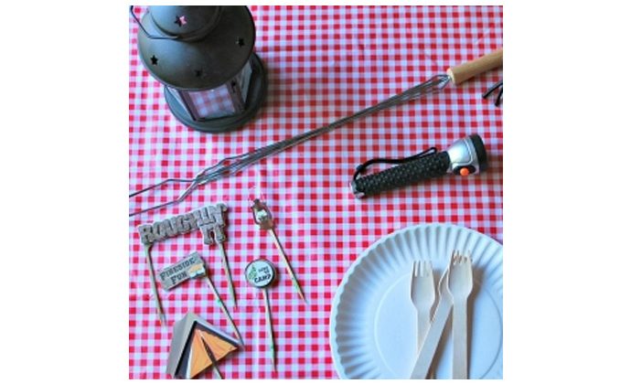 Campout Table Decor