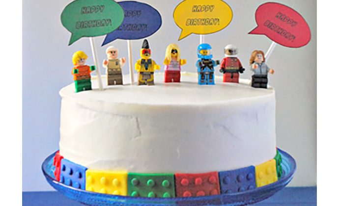 Minifigure Birthday Cake