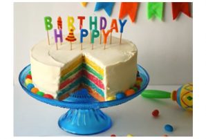 Mexican Jumping Bean Rainbow Cake