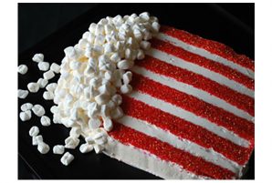 Bag of Popcorn Birthday Cake