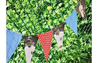 Baseball Photo Birthday Banner