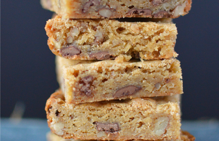 Bourbon Blondies