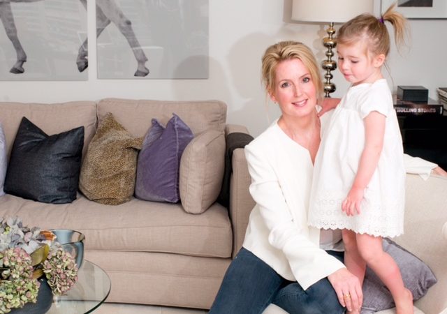 Tammy relaxes at home with her daughter Tori.