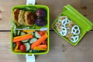 Bento Box Lunch #2 - Crispy Chickpea Patties