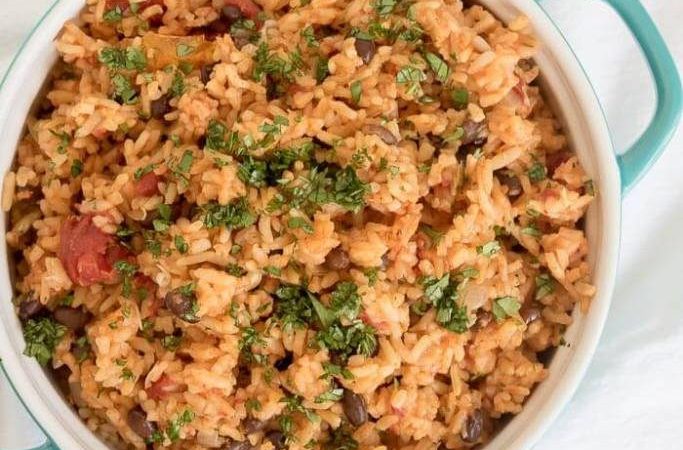 Chipotle Burrito Casserole | Make ahead vegetarian recipe