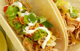 Crock Pot Shredded Chicken Tacos