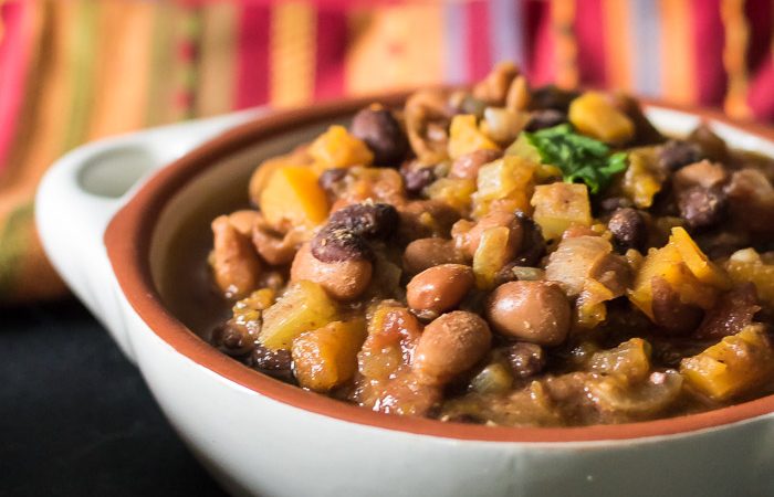 Vegan Butternut Chili for the Slow-cooker