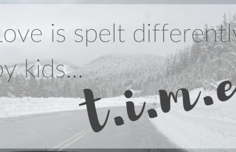 love is spelt time