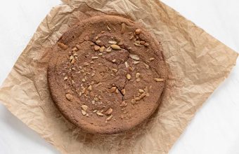 Dark Chocolate Ricotta Cake with Almonds