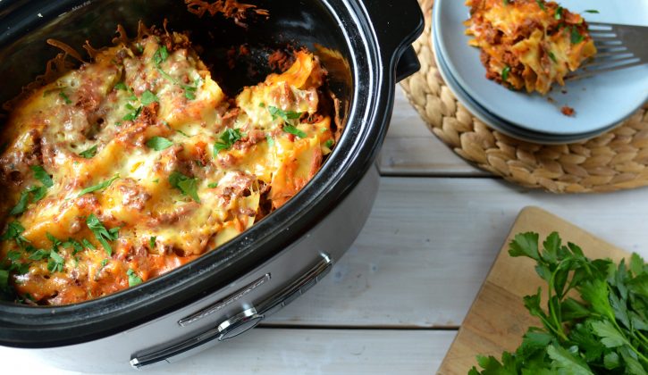 Slow Cooker Meaty Lasagna