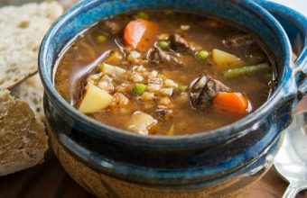 Beef, Vegetable, & Whole Buckwheat Soup