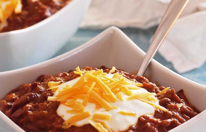 Mom's Homemade Spicy Chili