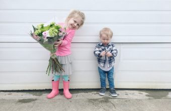 to the lady in the flower shop